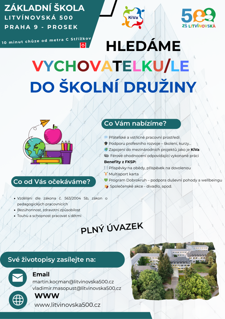 Inzerát ŠD Inzerát ŠD