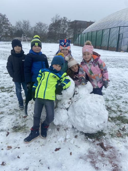 3.oddělení - první sníh