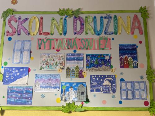 Celodružinová výtvarná soutěž - zimní krajina