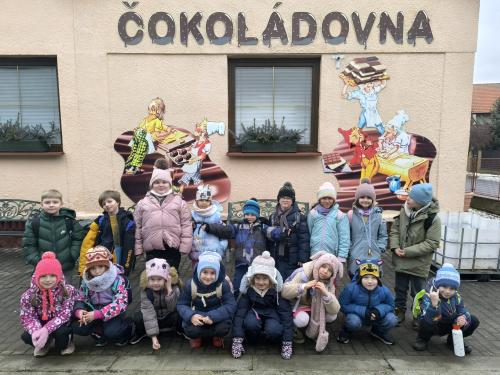 1.C – Čokoládovna Rodas – sladká odměna za splněné 1. pololetí