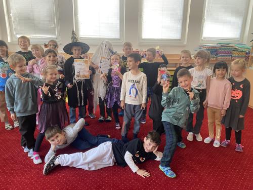 Halloweenská soutěž a zábavné odpoledne ve školní družině 