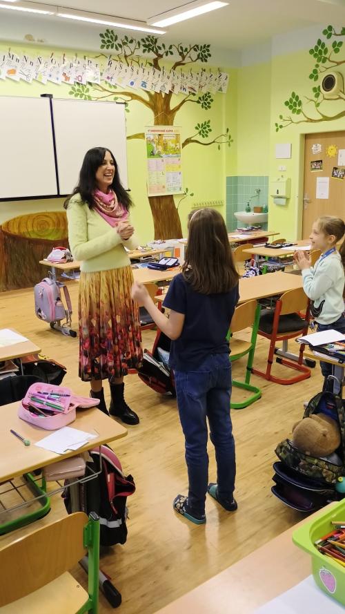 Akce tříd 3.C, 5.A a 5.C – beseda se spisovatelkou Katarínou Fiala 